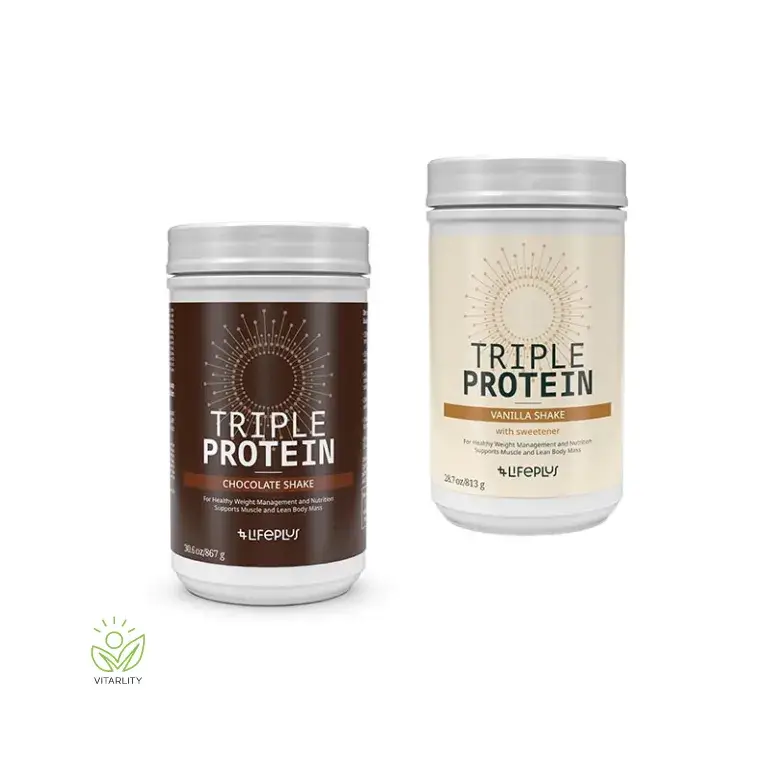 Proteinshake - Triple Protein - Aminosäuren - Vitamine - Mineralstoffe - Eiweisspulver - Molke - Milch - Soja