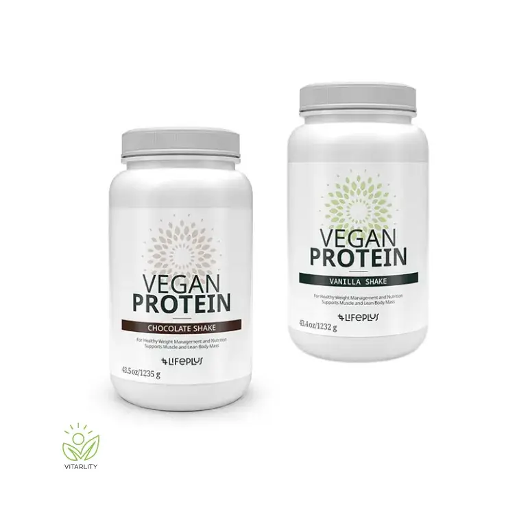 Proteinshake - Protein - Aminosäuren - Vitamine - Mineralstoffe - Eiweisspulver - Erbsen - Brauner Reis - vegan